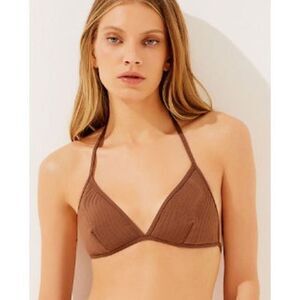 Agua de Coco Roots Matelasse Bikini Top NWT Sz. S